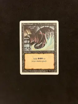 Dark Ritual [Revised Edition] Magic MTG Cards LP - Image 1