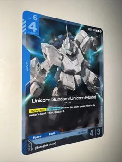 GD01-005 Unicorn Gundam (Unicorn Mode) R FOIL Gundam Card Game TCG CCG - Image 2