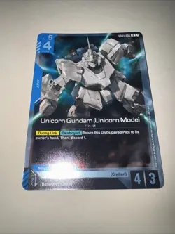 GD01-005 Unicorn Gundam (Unicorn Mode) R FOIL Gundam Card Game TCG CCG - Image 4