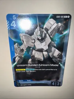 GD01-005 Unicorn Gundam (Unicorn Mode) R FOIL Gundam Card Game TCG CCG - Image 5
