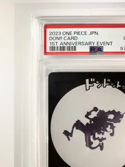 PSA 10 ONE PIECE JAPANESE 2023 MONKEY D. LUFFY DON!! CARD 1ST ANNIVERSARY EVENT - Image 3