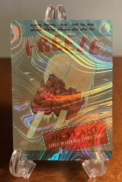 MTG Brain Freeze HALO FOIL Secret Lair Drop An Encyclopedia of Magic NM Mint - Image 1