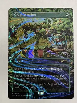 HALO FOIL - Crop Rotation - Encyclopedia Secret Lair Magic The Gathering MTG - Image 1