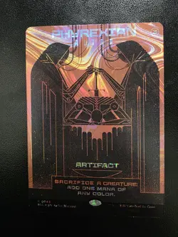 Phyrexian Altar Halo Foil NM Encyclopedia of Magic Secret Lair MTG Clean - Image 2
