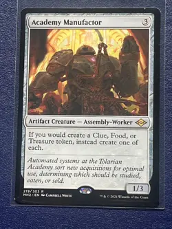 MTG - Academy Manufactor - Modern Horizons - LP+ - Rare - Magic The Gathering - Image 1
