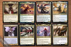 Lot of 8 Rare & Mythic GOLD Angel Creatures *NM* EDH Group Magic MTG Set Liesa - Image 1