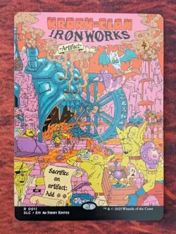 Krark-Clan Ironworks 0011 Near Mint NM SLC Secret Lair Encyclopedia Magic MTG 2 - Image 1