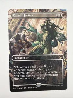 Karmic Justice (Anime Borderless) Wilds of Eldraine: Enchanting Tales Regular - Image 1