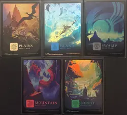 MTG The Lost Caverns of Ixalan Set of Full Art Lands Foil (Common) - Image 1