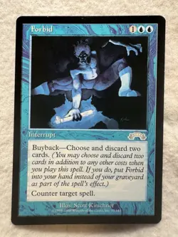 MTG - Forbid - Exodus - NM - Never Played - Free Shipping! - Image 1