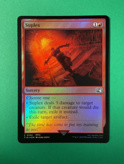 Suplex - Foil - Final Fantasy #0164 MTG Magic The Gathering NEW - Image 1