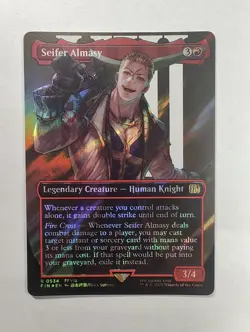 Seifer Almasy (Borderless) (Surge Foil) Final Fantasy VIII MTG Rare FIN 534 - Image 1