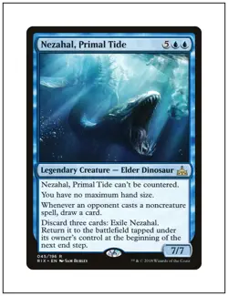 1x Nezahal, Primal Tide, Magic the Gathering MTG NM - Image 1