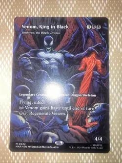 mtg spiderman venom, king in black #22 Mythic - Image 1