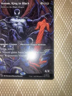 mtg spiderman venom, king in black #22 Mythic - Image 4