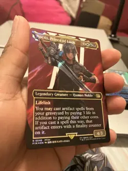 Noctis, Prince of Lucis (Borderless) (Surge Foil) Final Fantasy Foil - Image 2
