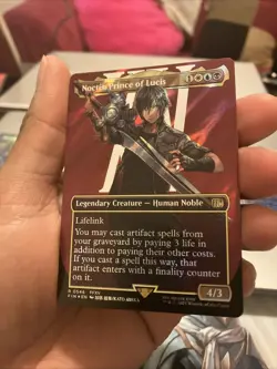 Noctis, Prince of Lucis (Borderless) (Surge Foil) Final Fantasy Foil - Image 3