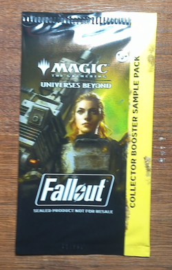 MTG Fallout Collector Booster SAMPLE Pack 3 cards Universes Beyond NEW SEALED - Image 2