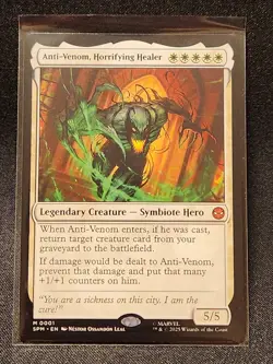 Mtg. Anti-Venom, Horrifying Healer Marvel's Spider-Man Nm Magic the Gathering - Image 1