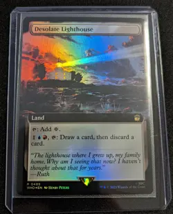 MTG - Desolate Lighthouse EXTENDED ART FOIL - Universes Beyond: Doctor Who - Image 2