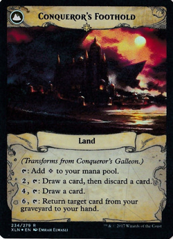 MTG Conqueror's Galleon x1-Foil -Ixalan Nm Pre release promo - Image 2