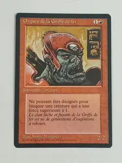 MTG Ironclaw Orcs (French Renaissance (BB)/Red/C) - BGM - Image 1