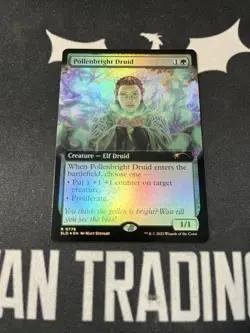 Foil Secret Lair Extended Art Pollenbright Druid x1 Magic cards MTG - Image 1