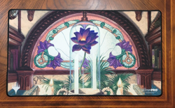 Black Lotus Stitched MTG Play Mat #109 / 180 SIGNED Raoul Vitale Ultra Pro Magic - Image 1