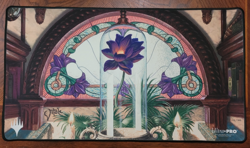 Black Lotus Stitched MTG Play Mat #108 / 180 SIGNED Raoul Vitale Ultra Pro Magic - Image 1