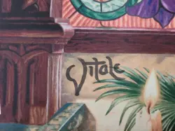 Black Lotus Stitched MTG Play Mat #108 / 180 SIGNED Raoul Vitale Ultra Pro Magic - Image 2