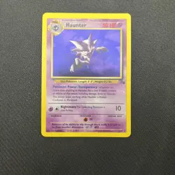 Pokemon TCG Haunter Fossil 6/62 Holo Unlimited Rare LP Condition - Image 1