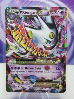Pokemon TCG M Gengar-EX XY166 XY Black Star Promos Holo MP - Image 1