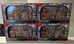Pokemon TCG Mega Lucario ex Premium Figure Collection - Sealed Lot Of 4 - Image 1