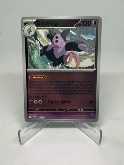 2025 Pokemon Mega Evolution GRUMPIG REVERSE HOLO NM 063/132 - Image 1