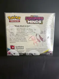 PTCG Pokemon Sun & Moon Unified Minds Booster Box Sealed - Image 2