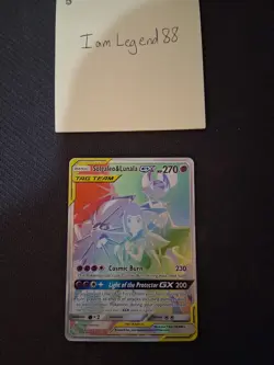 Pokemon TCG Solgaleo & Lunala Tag Team GX Cosmic Eclipse 254/236 Holo Secret NM - Image 1