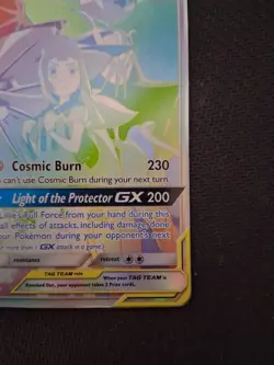 Pokemon TCG Solgaleo & Lunala Tag Team GX Cosmic Eclipse 254/236 Holo Secret NM - Image 5