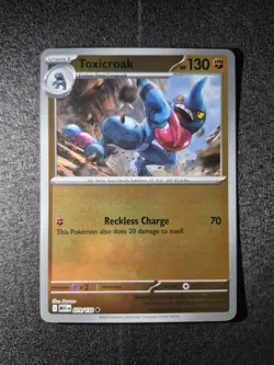 Pokemon TCG Mega Evolution Toxicroak 079/132 Reverse Holo NM - Image 1