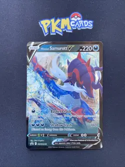 Pokemon TCG Hisuian Samurott V SWSH239 Black Star Promo NM. - Image 1