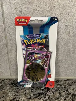 Pokemon Scarlet & Violet Paradox Rift Checklane Blister Pineco Sinistea Sealed - Image 2