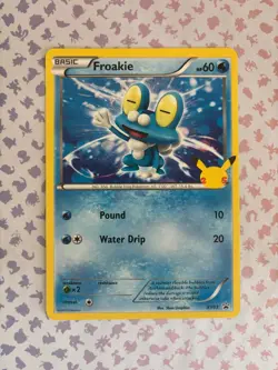 Pokemon - (Jumbo) Froakie - XY03 - Celebrations - Pack Fresh - Image 1