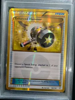Graded PSA 9 2015 Pokemon XY ENHANCED HAMMER #162 Primal Clash MINT - Image 2