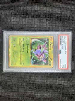 Pokemon 2013 Plasma Blast Virizion EX #96 Full Art Holo PSA 7 NM - Image 4