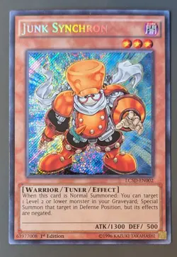 Junk Synchron 1st Edtiion LC5D-EN002 Yu-Gi-Oh! Secret Rare NM - Image 1