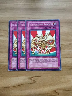 Yu-Gi-Oh! - The League Of Uniform Nomenclature 3X - Full Playset - Image 1