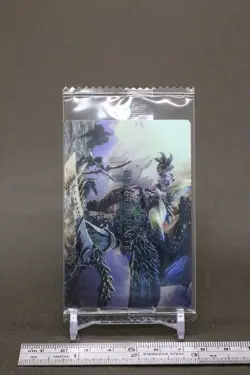 WORLD Monster Hunter Wafer Card #14 Bandai Sealed 20th Anniversary b - Image 3