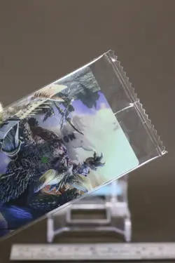 WORLD Monster Hunter Wafer Card #14 Bandai Sealed 20th Anniversary b - Image 4