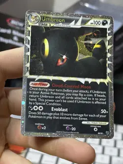 #3 Umbreon Prime 86/90 Undaunted 2010 Holo Rare Pokemon Card TCG - Image 4