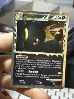 #3 Umbreon Prime 86/90 Undaunted 2010 Holo Rare Pokemon Card TCG - Image 5
