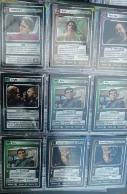 Large Lot Star Trek Black Border CCG 430 Cards Including Approx. 197 R Cards - Image 3